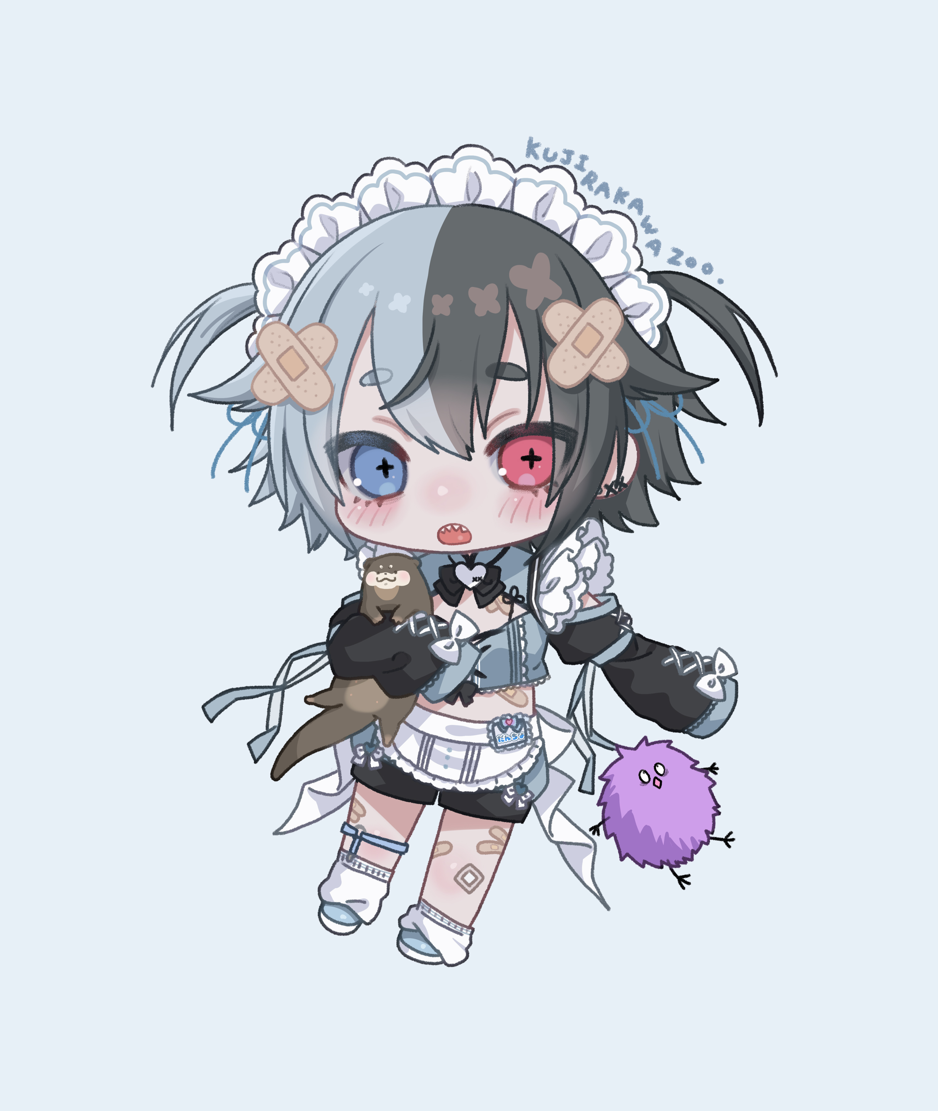 鯨川動物園 だんちょ　SDグッズイラスト-1