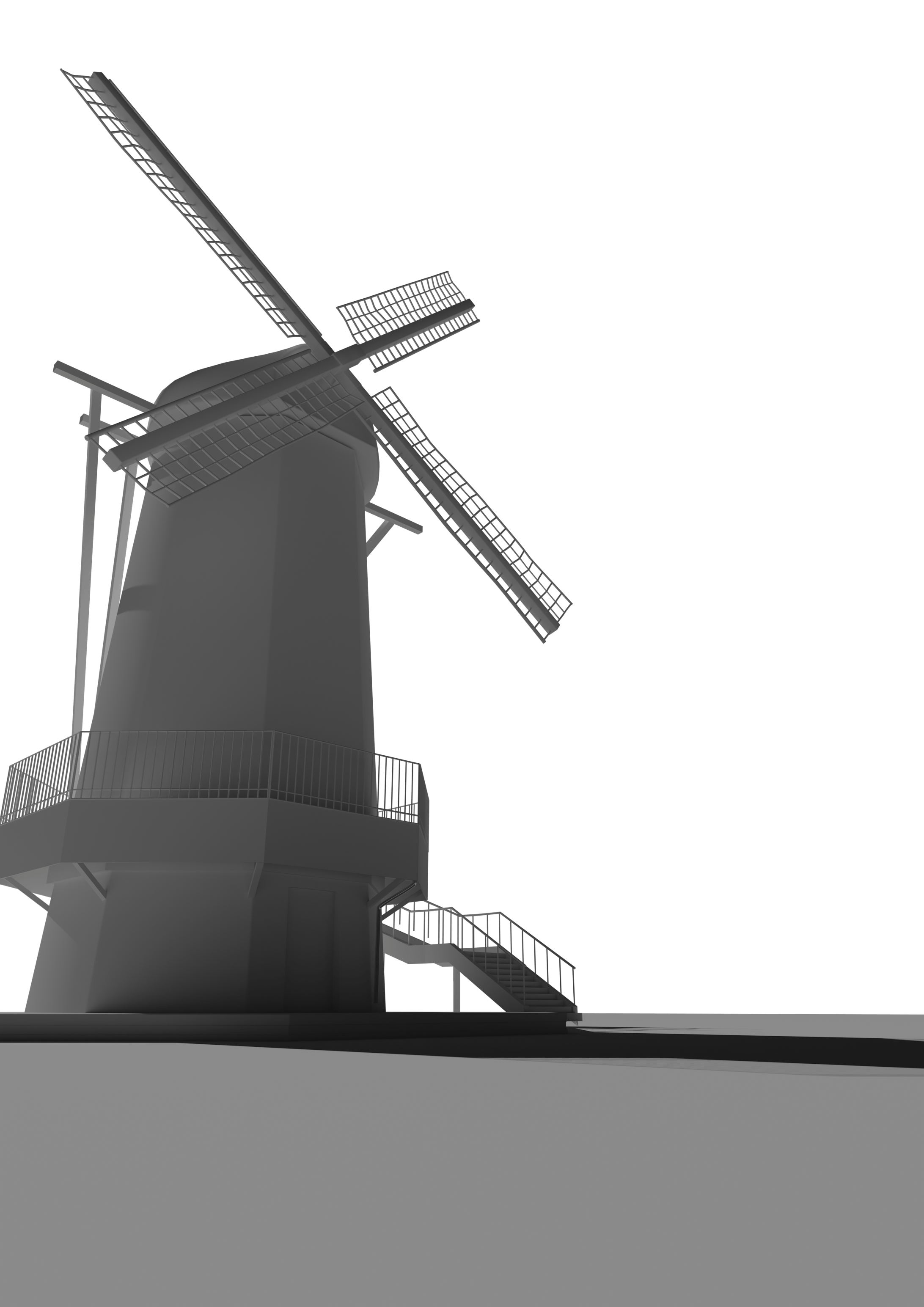 本当は逆光で描くつもりだった名残が見えますね．