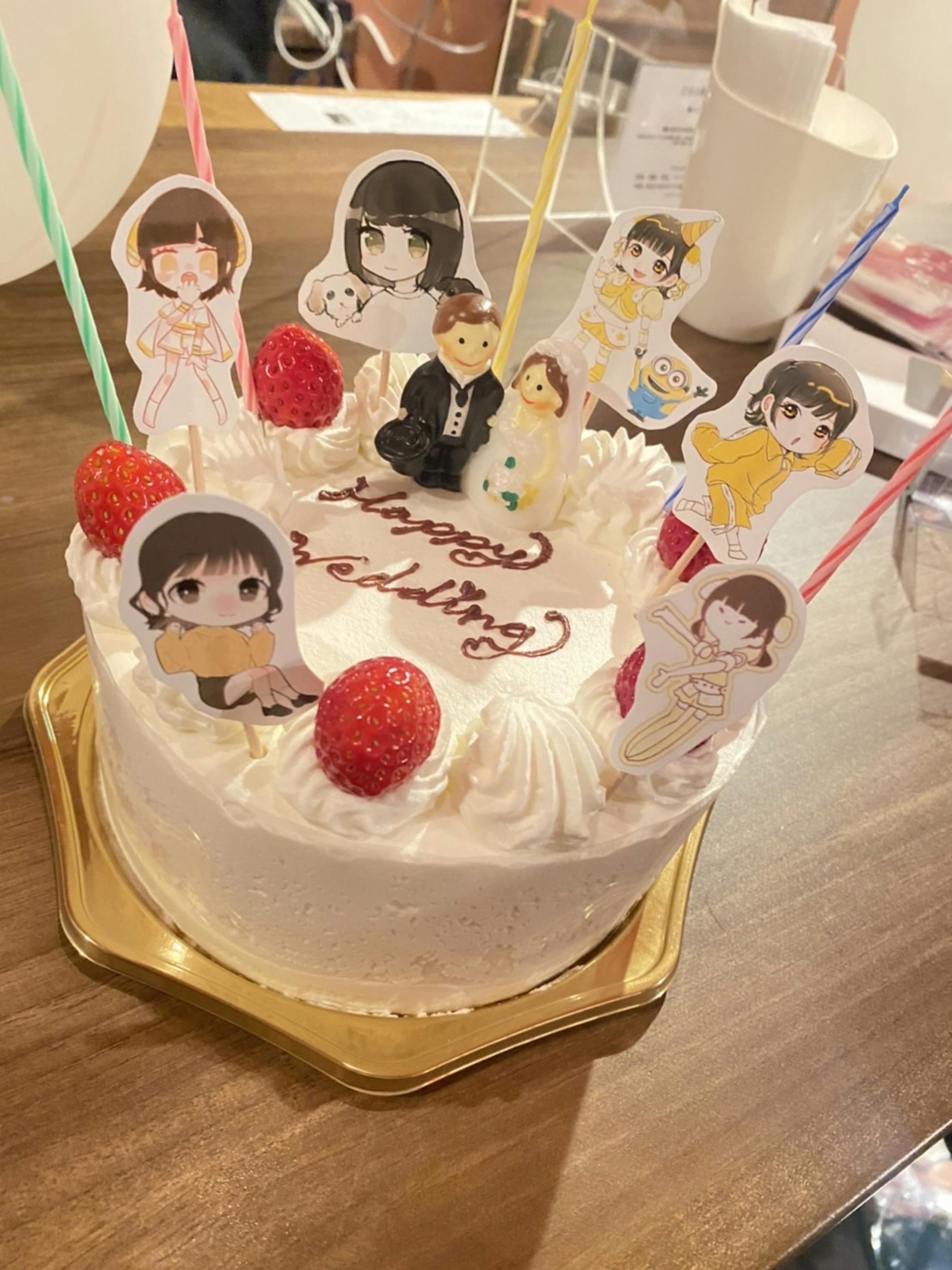ケーキデコレーション用イラスト