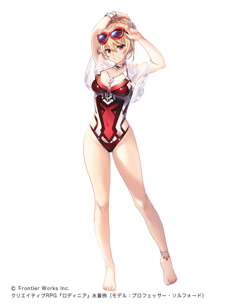 【公式】クリエイティブRPG 夏キャンペーン用等身・SDイラスト-1