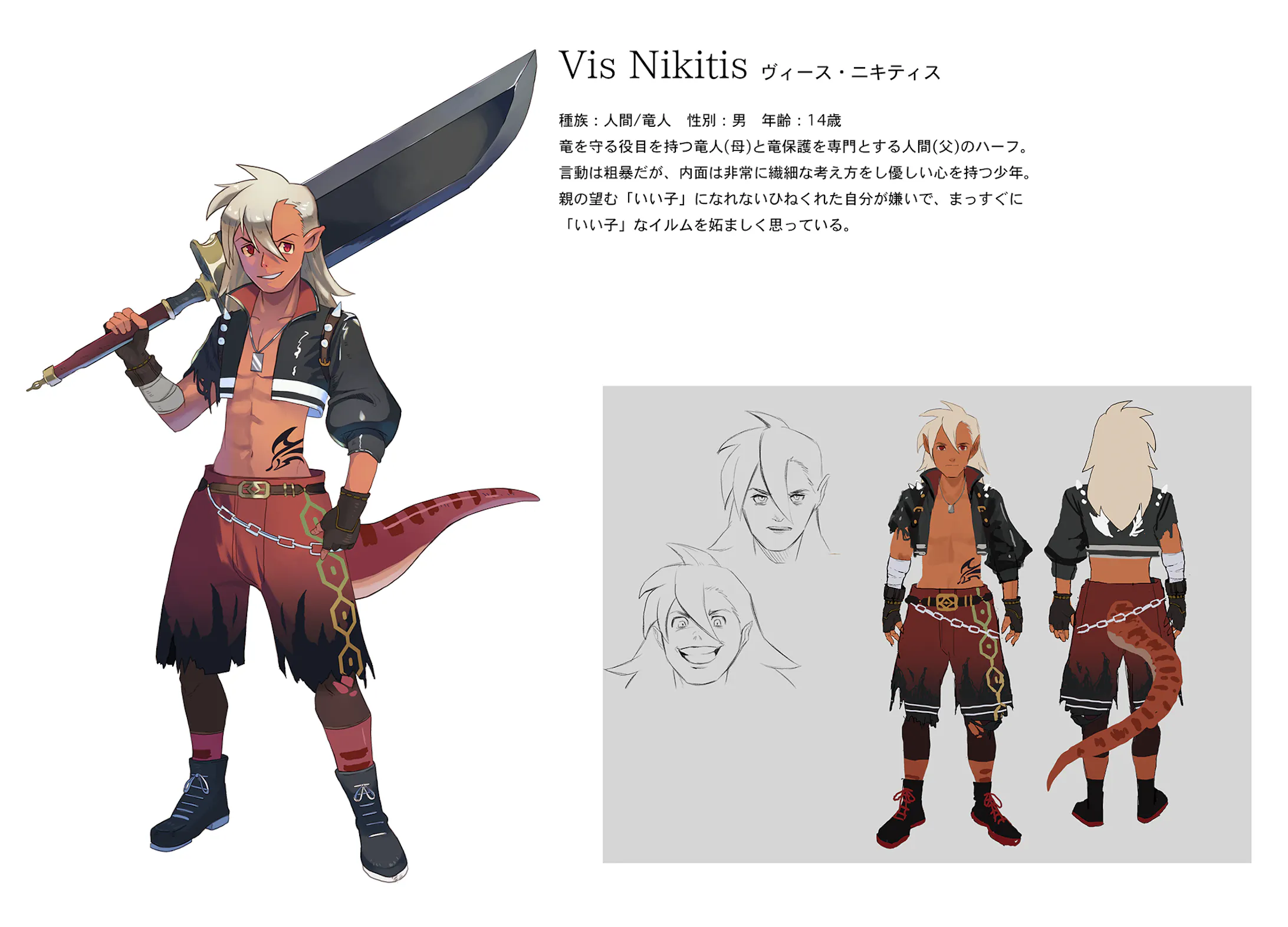 趣味でのキャラクターデザイン