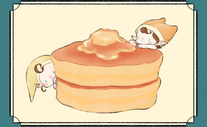 ホットケーキと小人