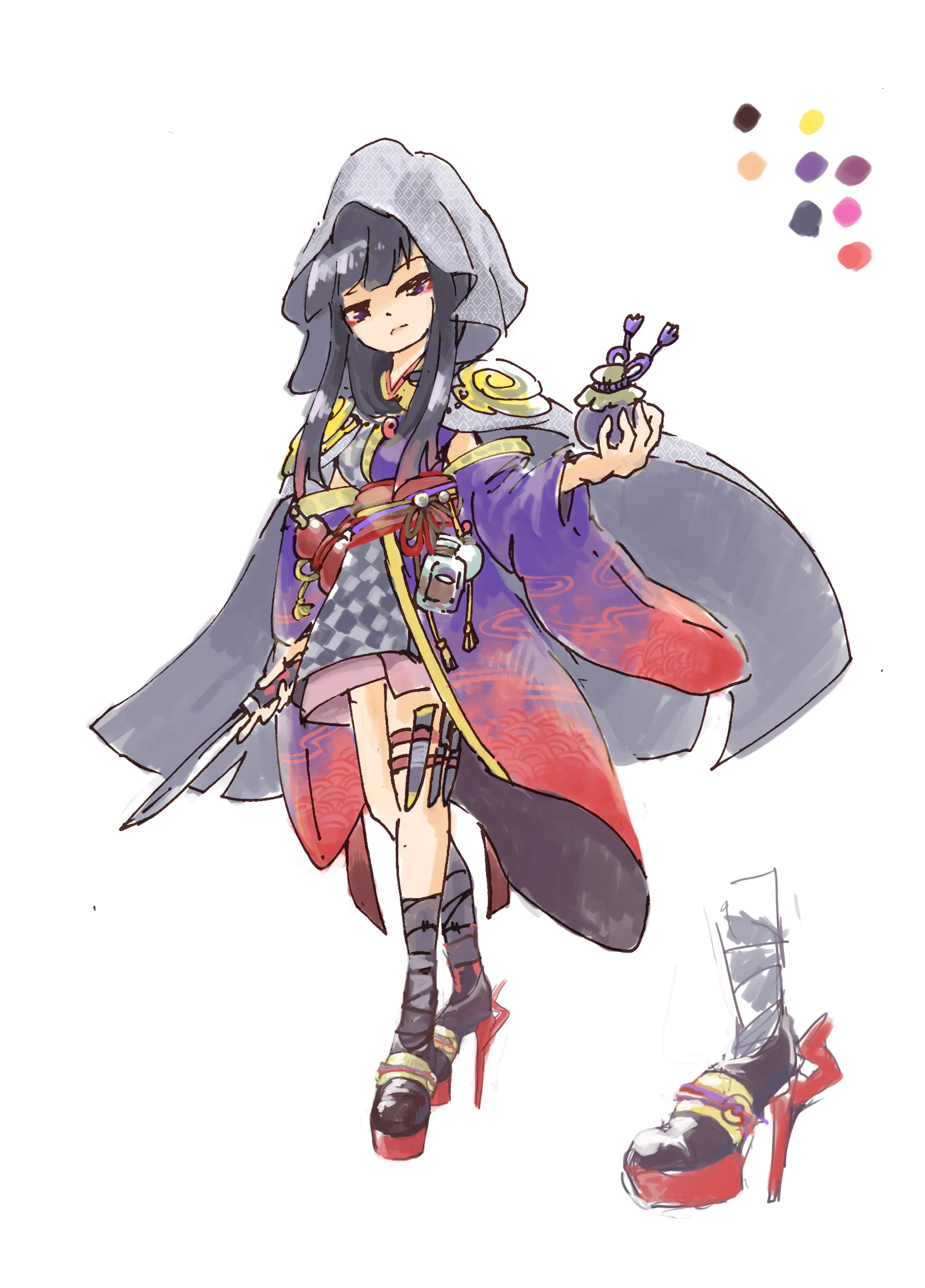 女性キャラクターデザイン