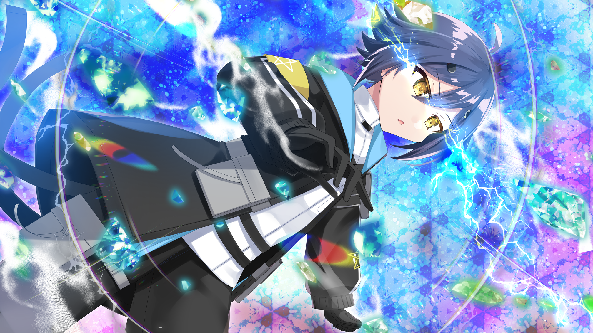 【お仕事】「Biri-Biri」歌ってみた用イラスト-1