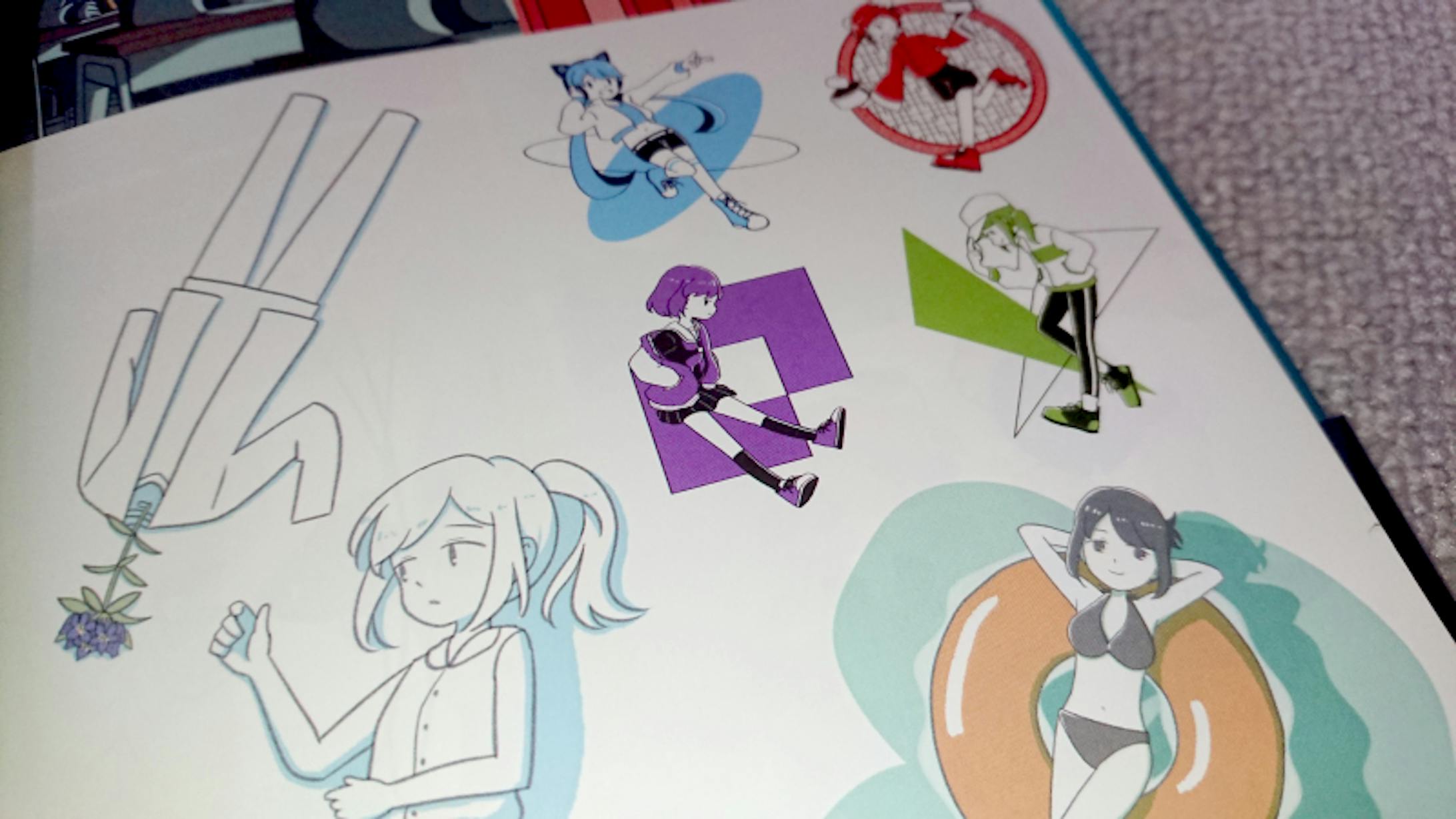 イラストレーターの作品集cutに掲載されました