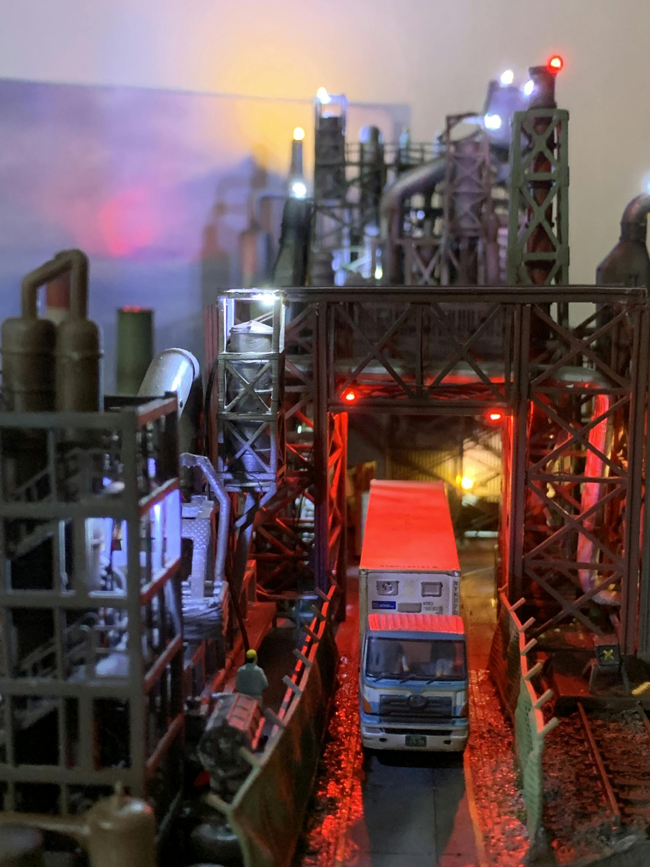 この景色は、自分の中で工場らしさが出るようにこだわりました。 この景色は、自分の中で工場らしさが出るようにこだわりました。