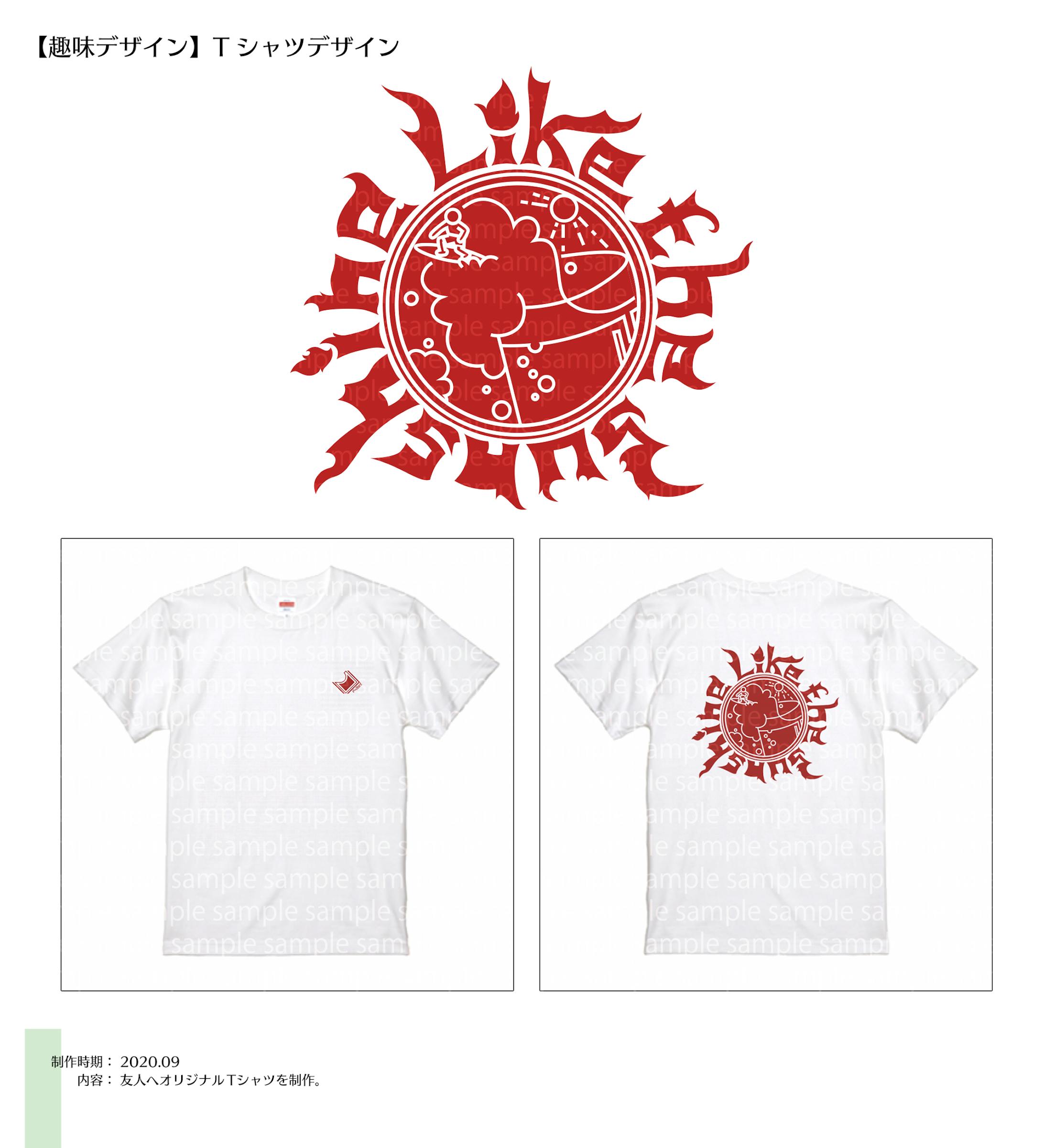 グッズ：Tシャツデザイン-1