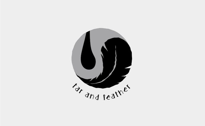  logo design /「羽とタール」