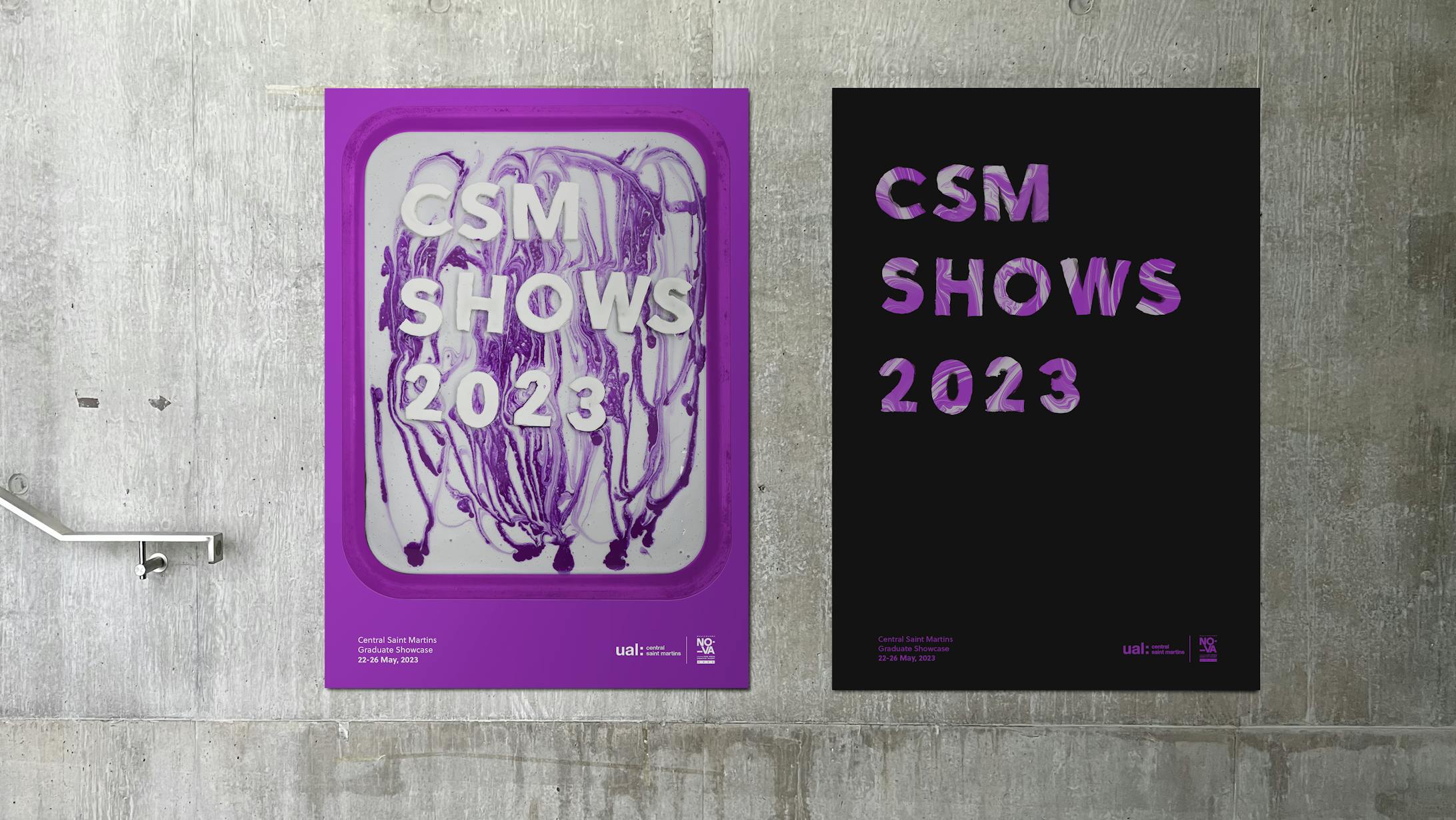 Visual Identity CSM graduate show 2023-1