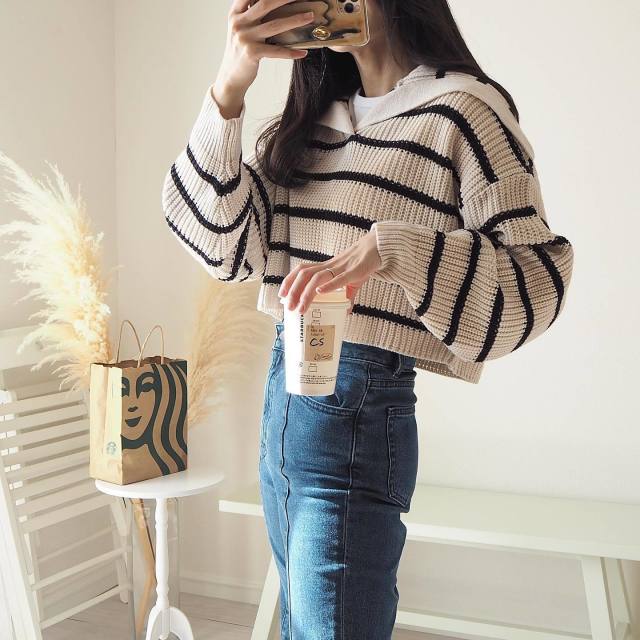 いま着たいボーダーはカットソーよりもニット！ 【冬と春の間】おすすめボーダーニット集
