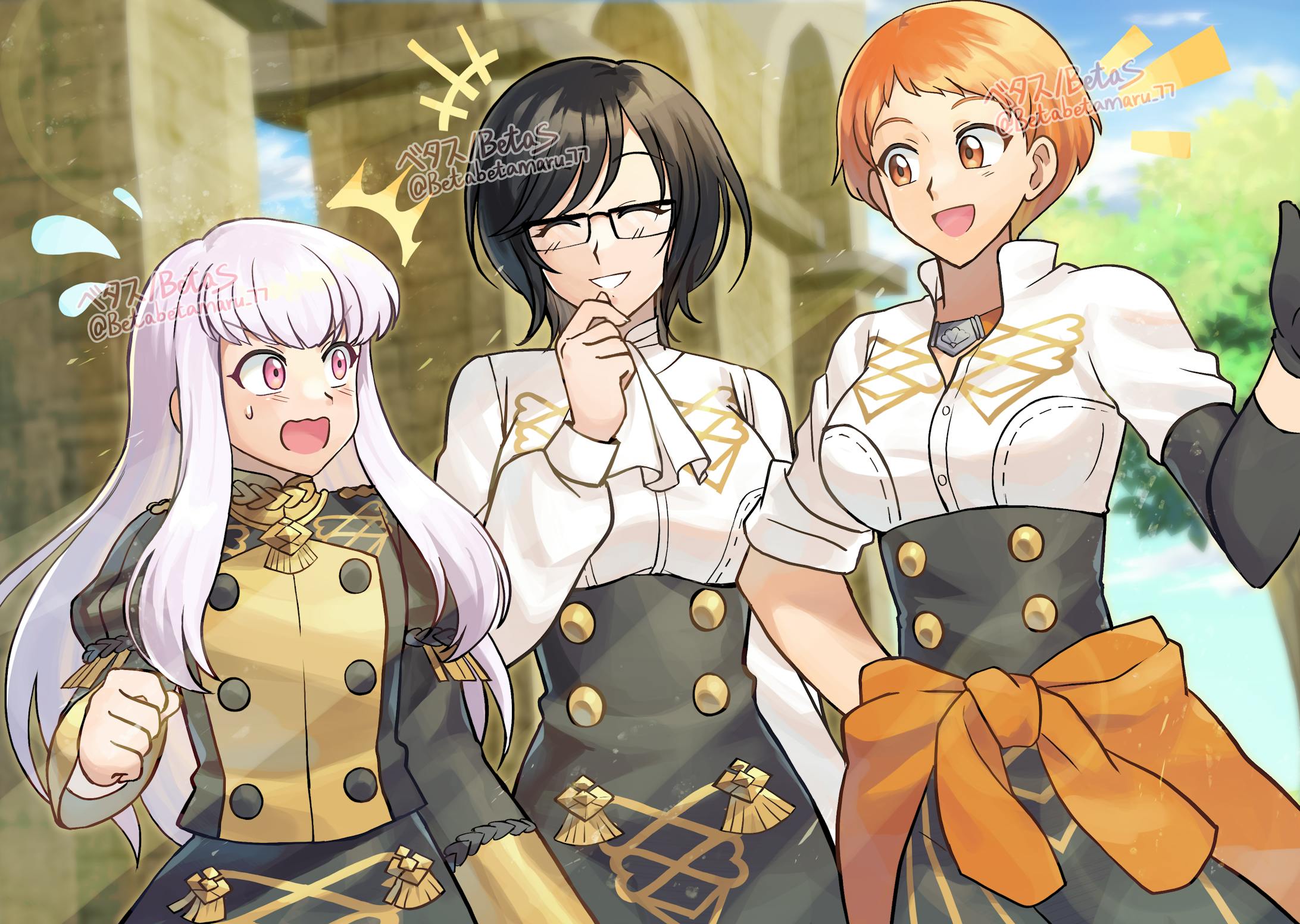 三人イラスト-1