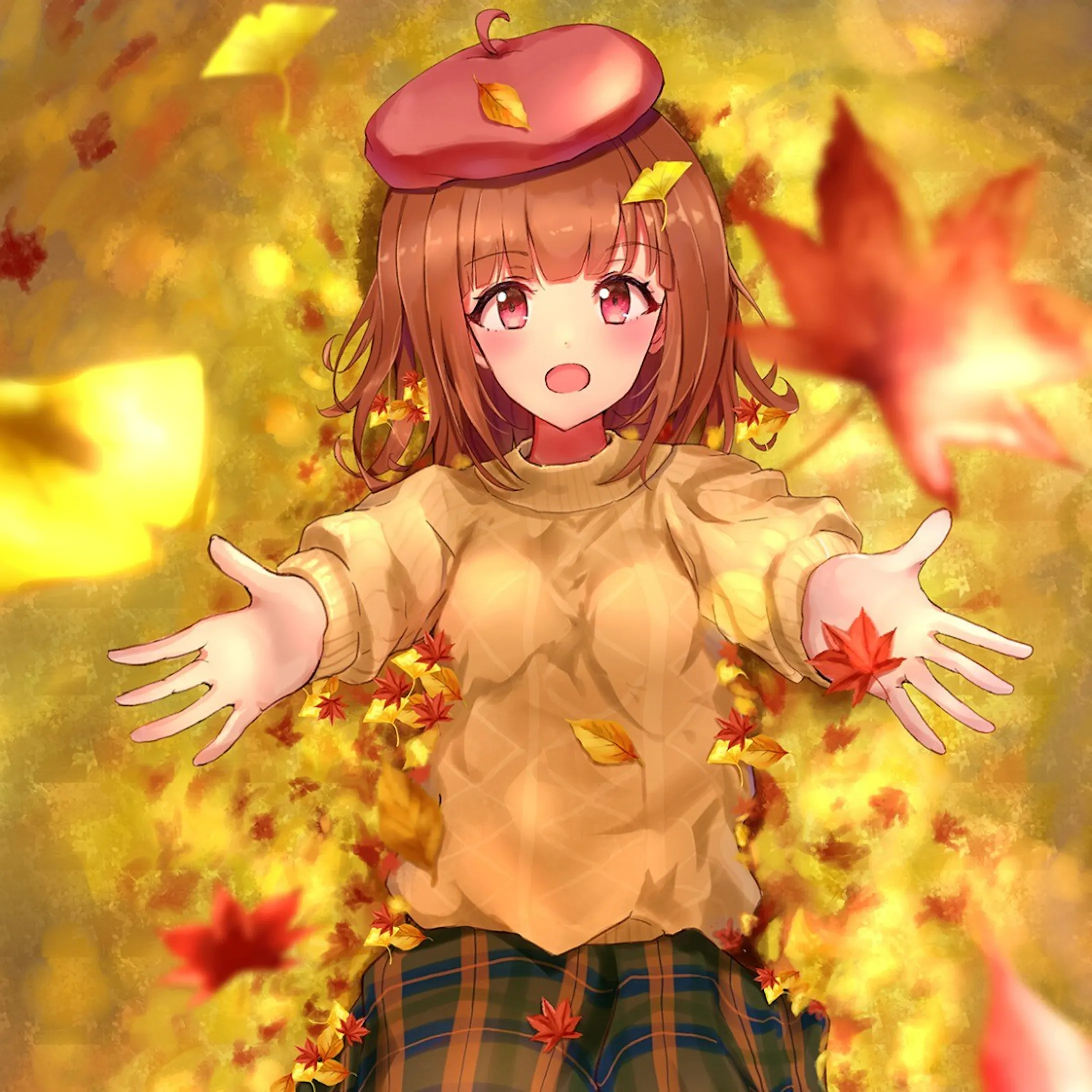 秋の絨毯 Autumn Carpet Illustration Art Drawing イラスト 女の子イラスト 秋 紅葉 Autumn 秋の絨毯 Autumn Carpet Illustration Art Drawing イラスト 女の子イラスト 秋 紅葉 Autumn