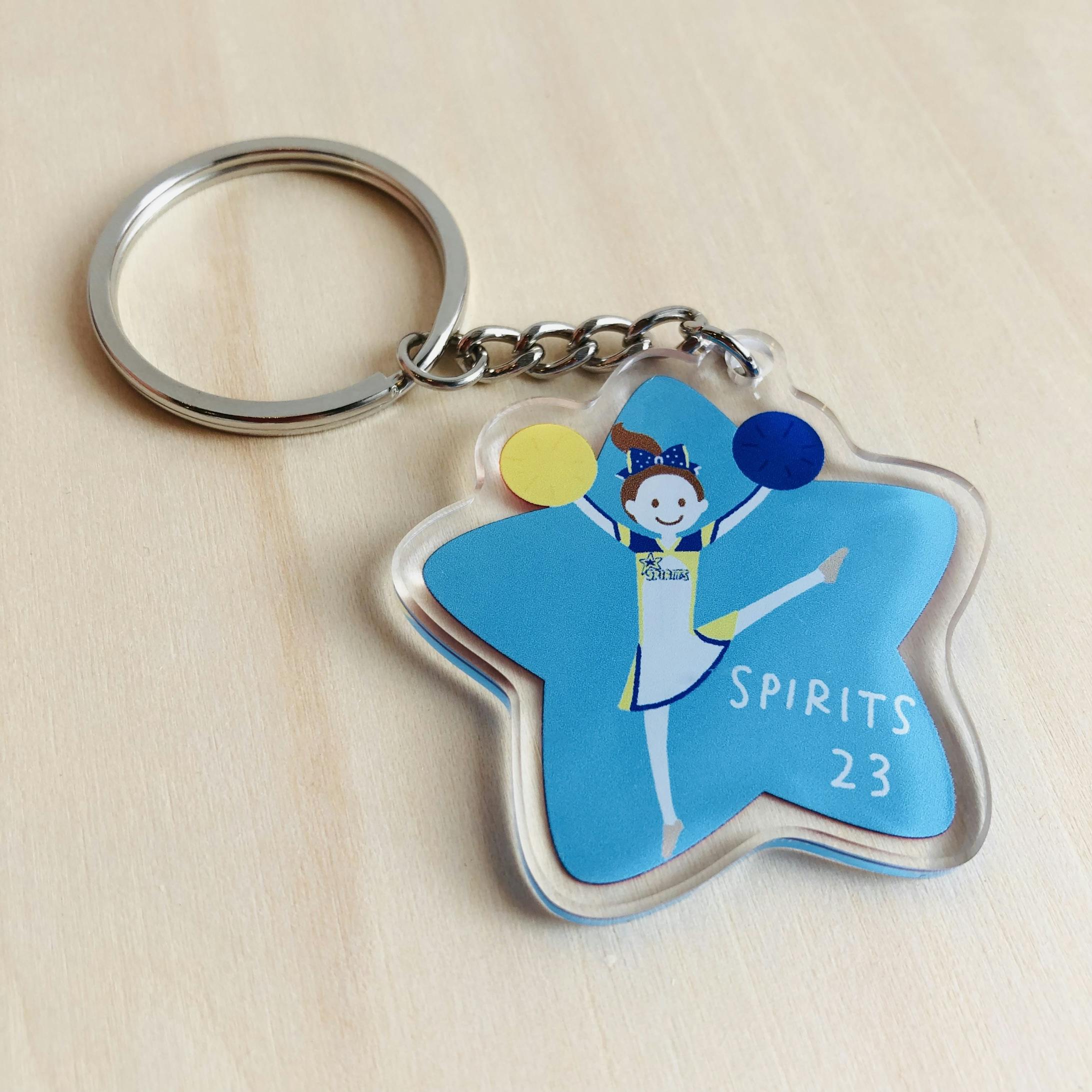 アクリルキーホルダー(チア部の記念品)-1
