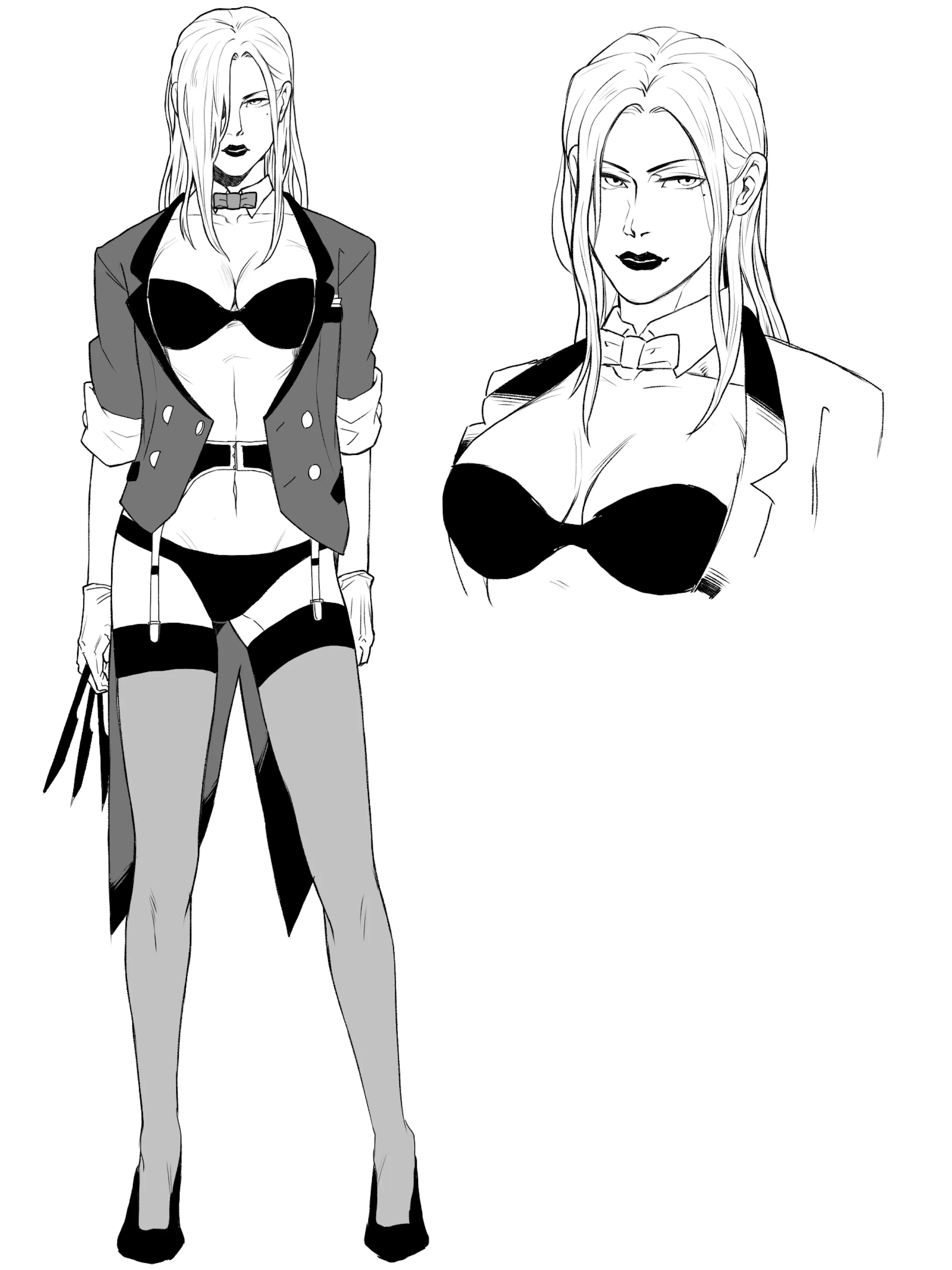 女性キャラクター設定画 女性キャラクター設定画