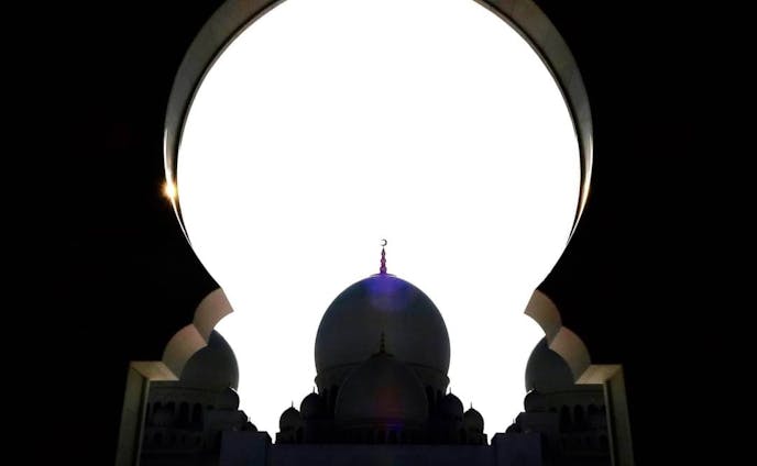 シェイクザイードグランドモスクの光の軌跡