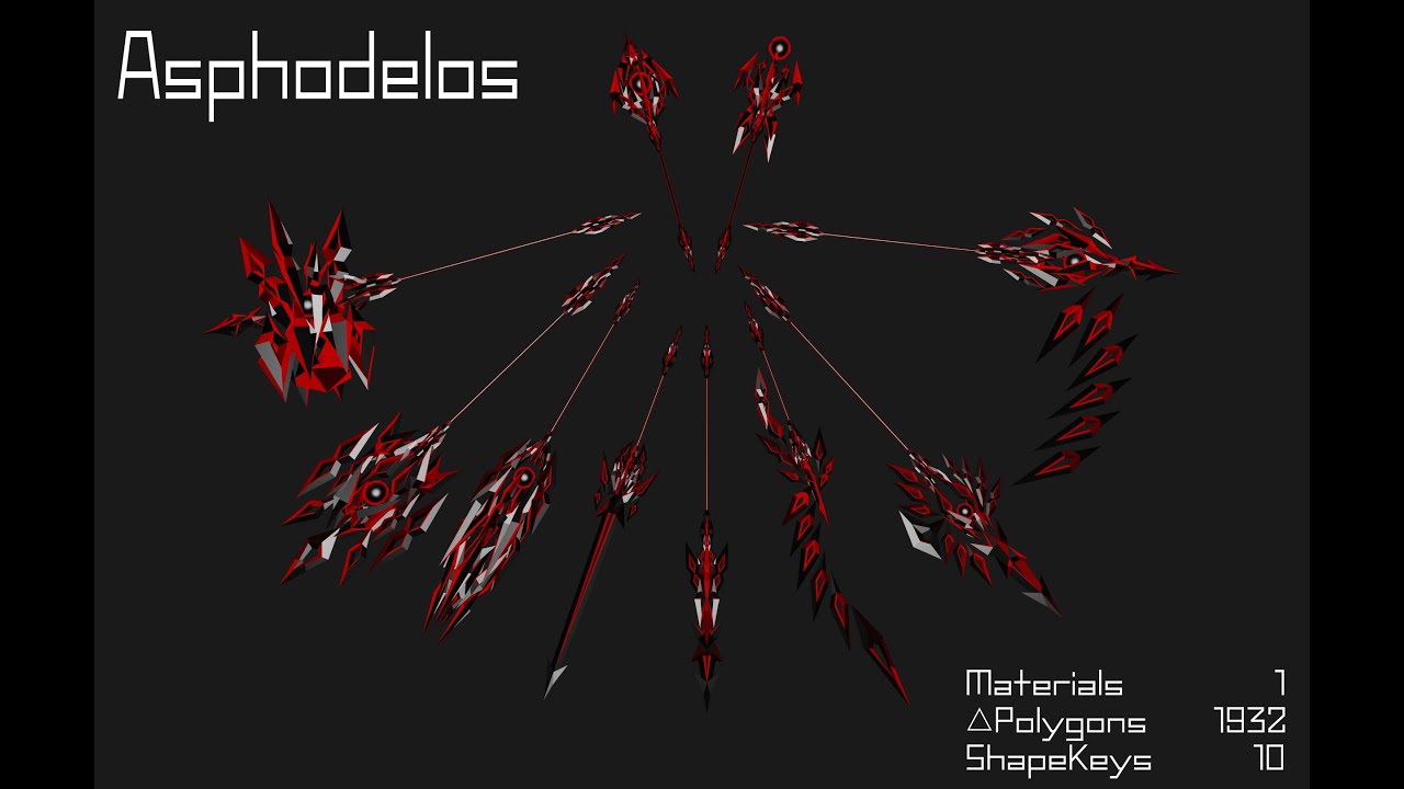【オリジナル変形武器】Asphodelos（アスフォデロス）　boothにて販売中