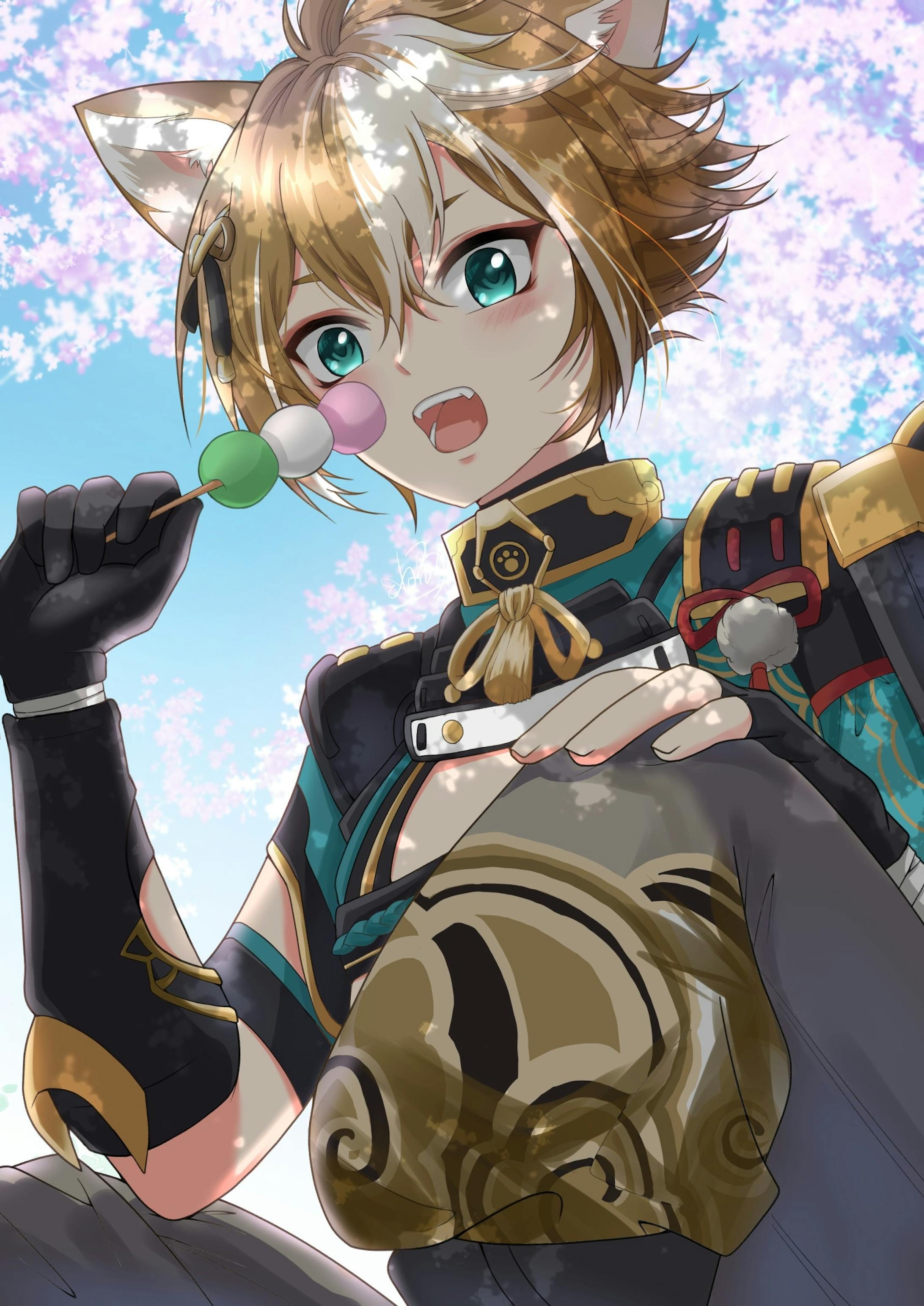 原神ファンアート(ゴロー)