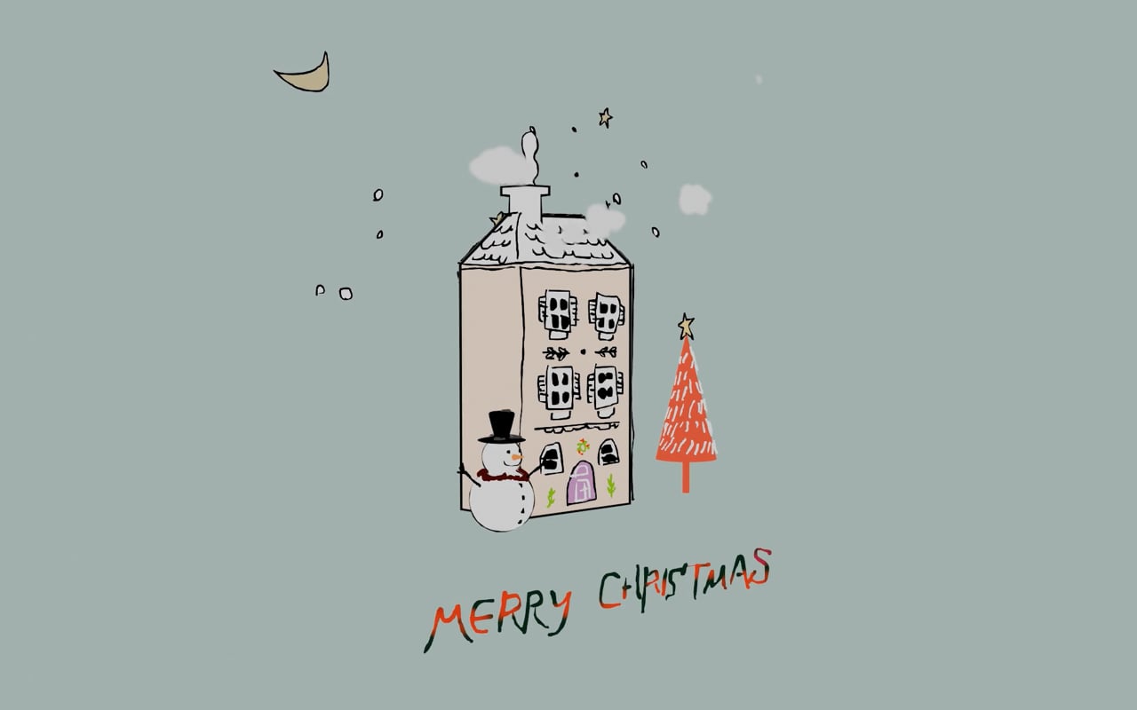 クリスマスカード - 3DCG