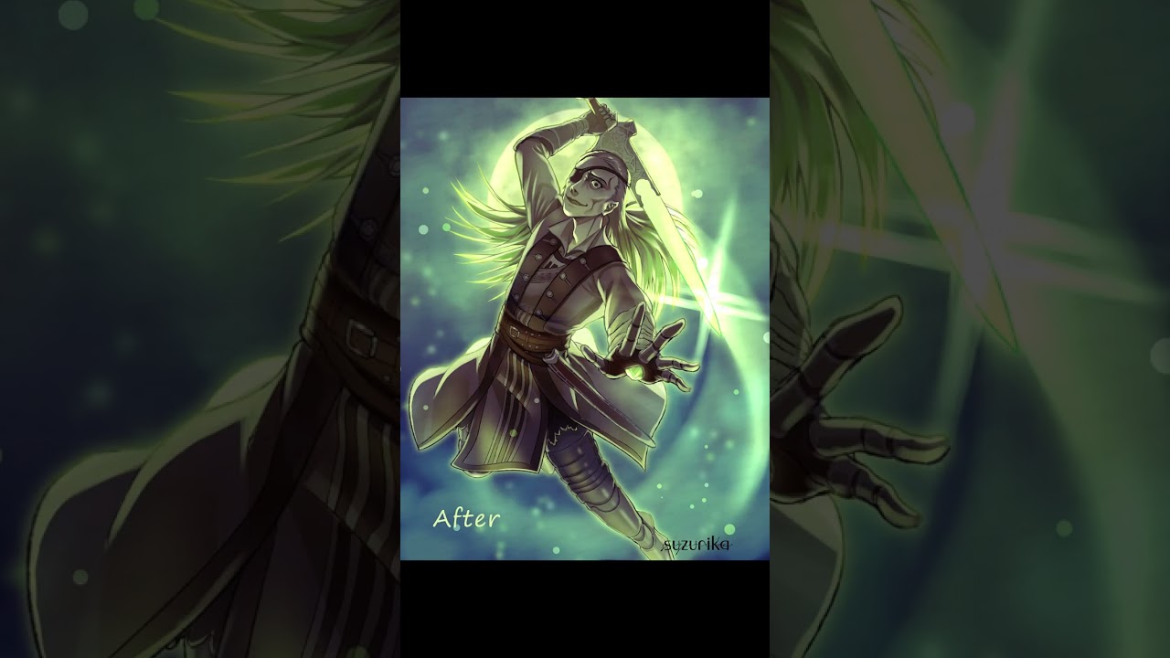 無職転生・ランドルフ描いてみた - illustration making - #shorts