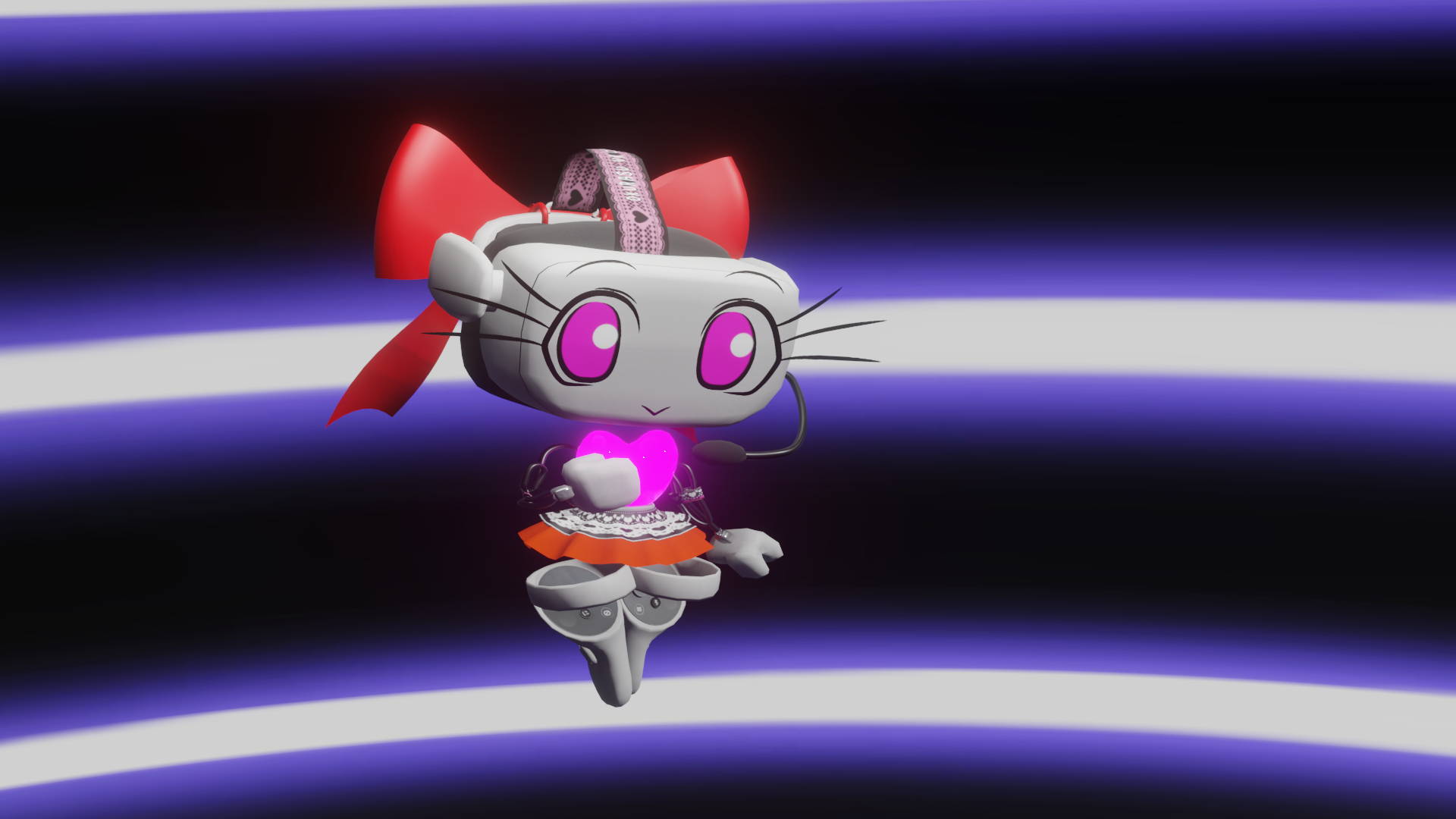 オリジナルキャラクター VRヘッドロイド くえす子WEB