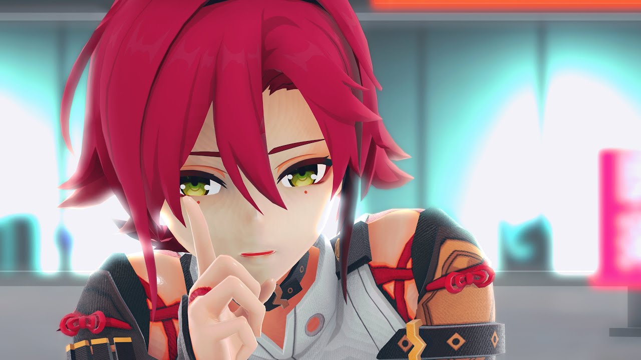 【原神mmd】overdose【鹿野院平蔵】【4K60】