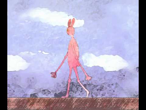 うさぎがあるくだけ。（アニメーション）