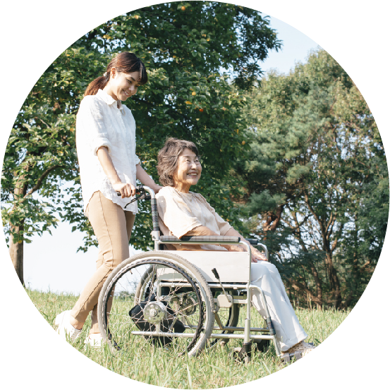 老人介護施設のサイト制作