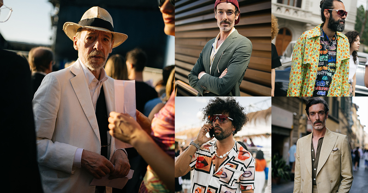 【スナップ】ジャケットでキメるか、総柄シャツで一点突破か　2020年春夏ピッティ・イマージネ・ウオモ - WWDJAPAN