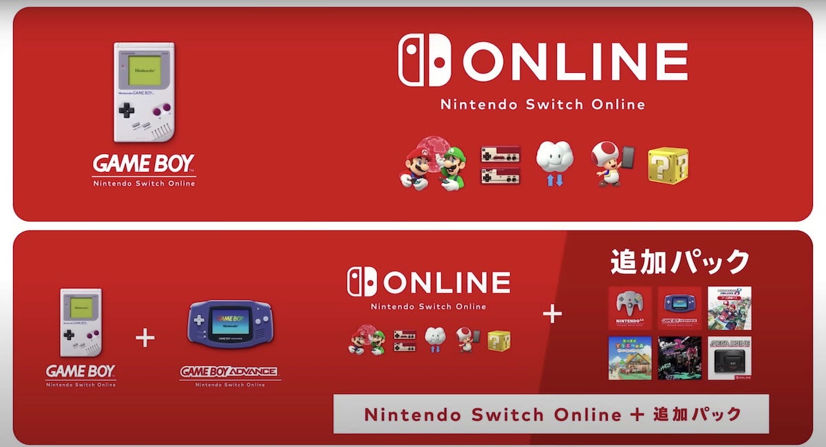 Nintendo Switch Onlineに待望の「ゲームボーイ」「ゲームボーイアドバンス」タイトルが追加