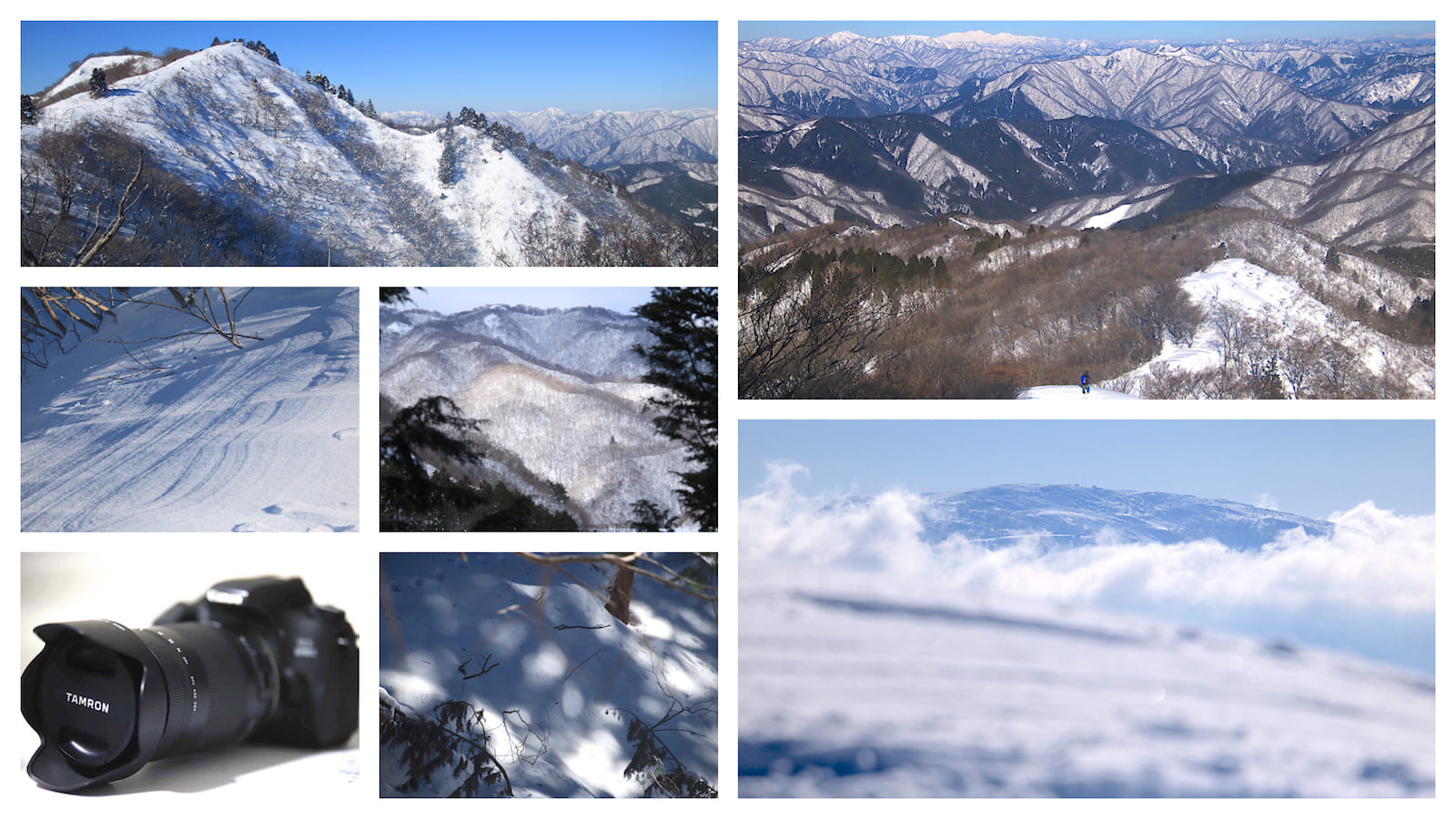 果てしなく綺麗な雪山世界。TAMRON便利ズームと一緒に、冬の「貝月山」登山へ
