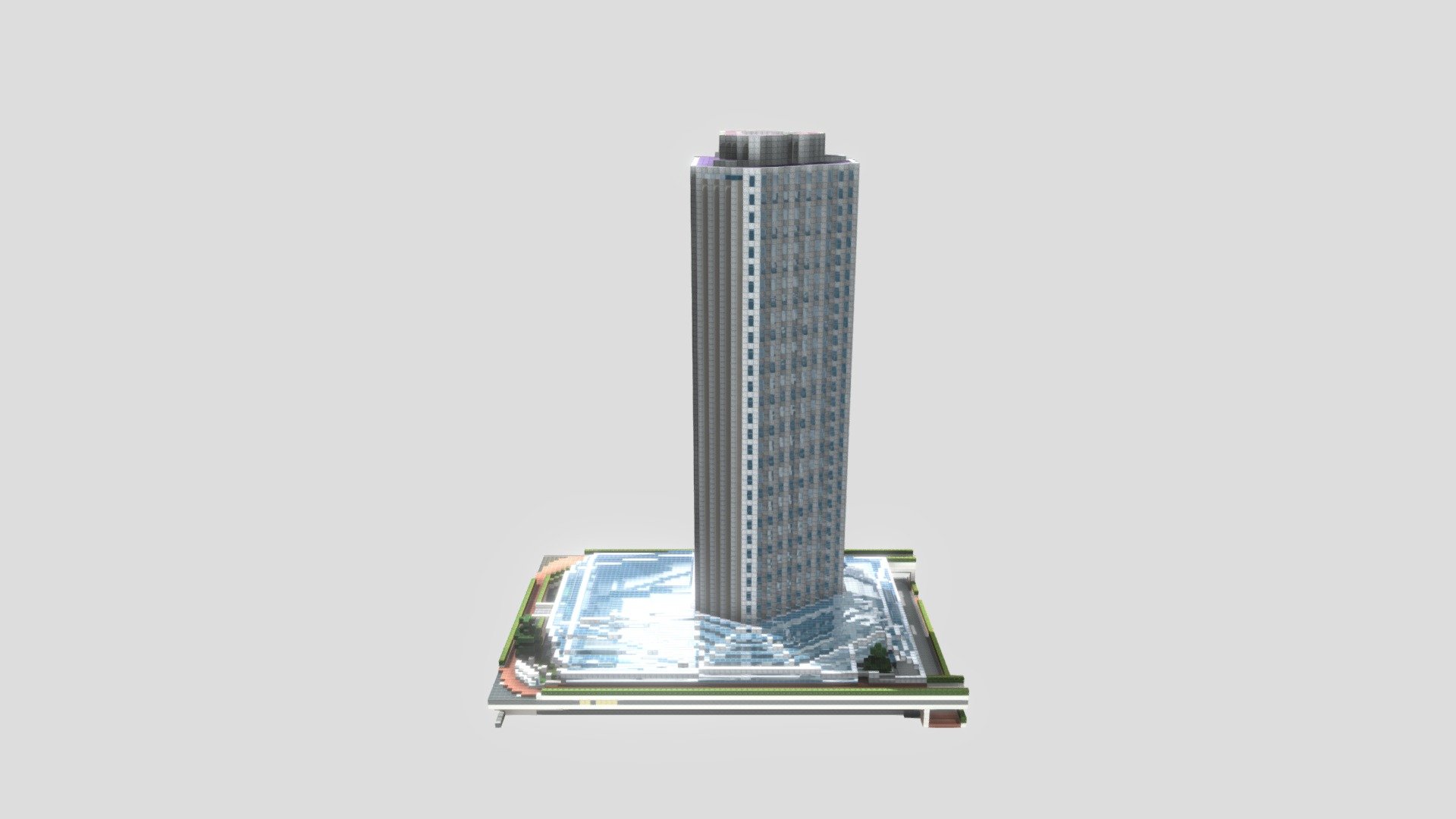 [Minecraft]Shinjuku Sumitomo building -