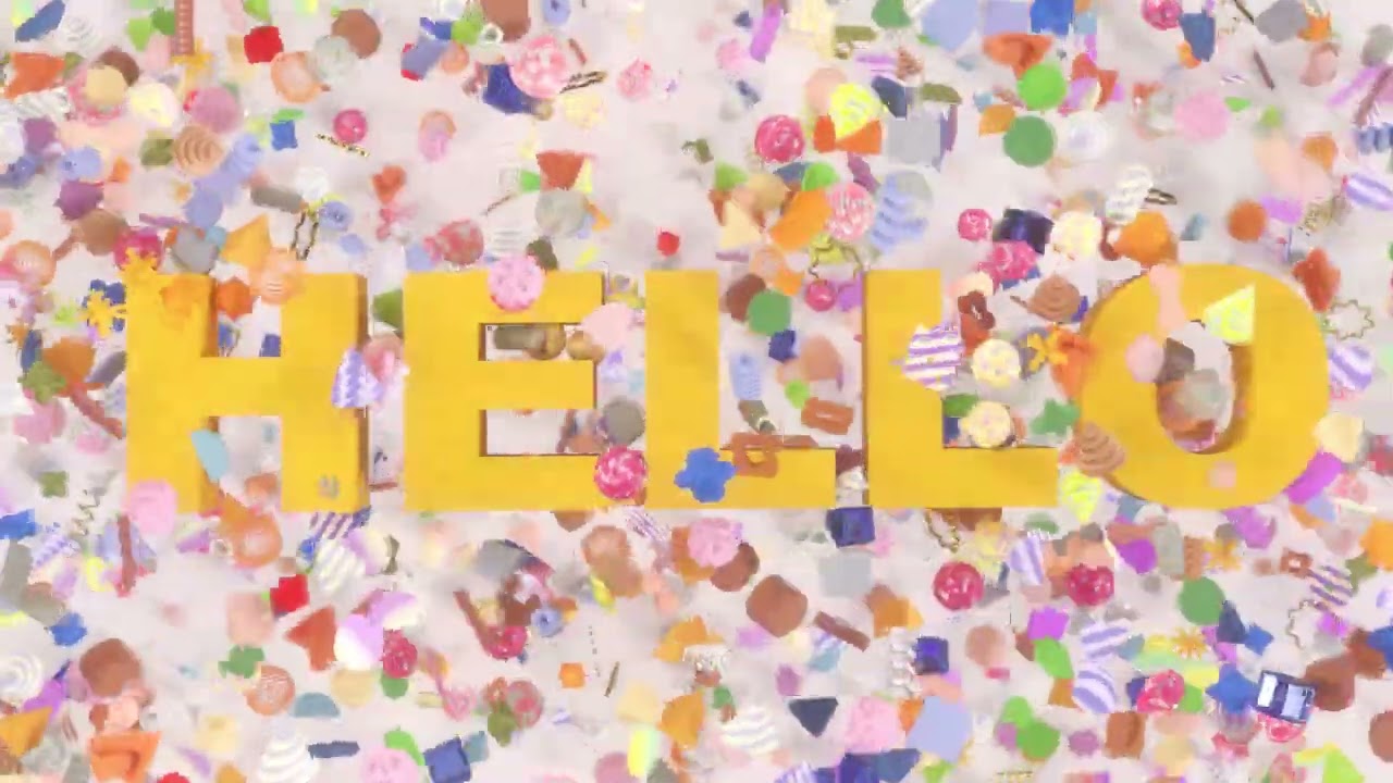 【3DCG】可愛いものがあふれ出す/Cute things overflow Made with Blender