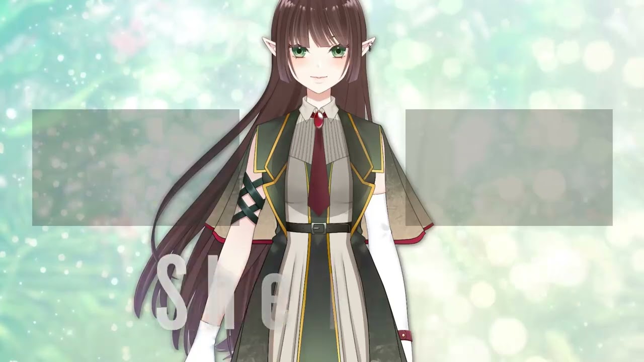 自己紹介動画、立ち絵