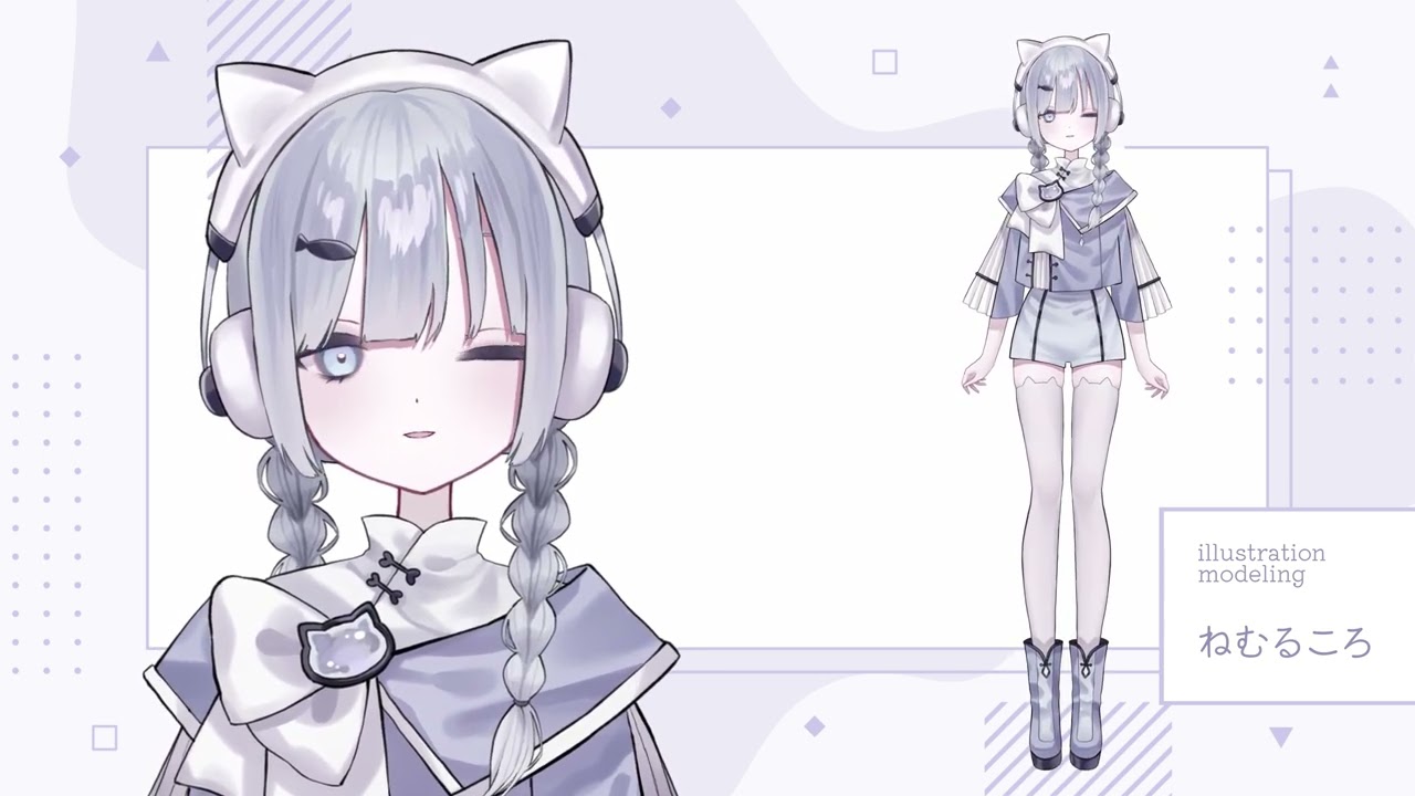 【Live2D Showcase】簡易モデリング＿実験ちゃん