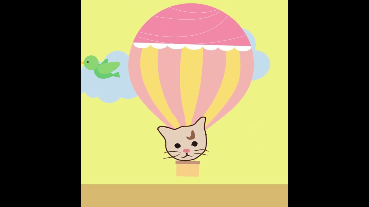 【ショート動画】イラストのネコを動かす