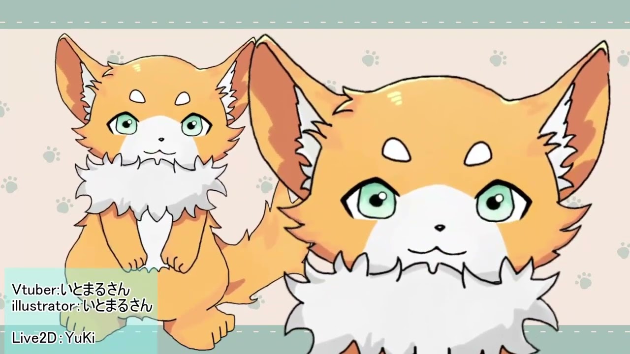 【VTuber いとまる様】LIVE2Dモデリング担当