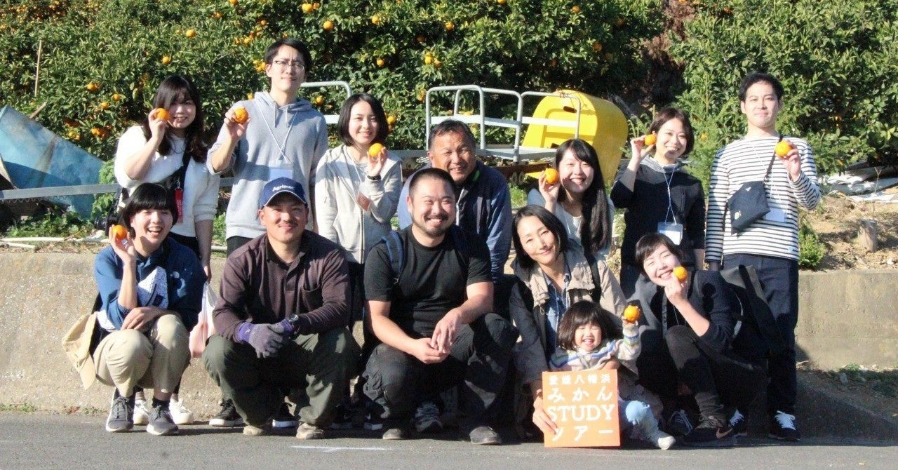 80年続く「日の丸みかん」の生産地を訪ねて。太陽と生きる人々に出会い、私が見つけたもの｜濵田農園｜愛媛・八幡浜のみかん農園｜note