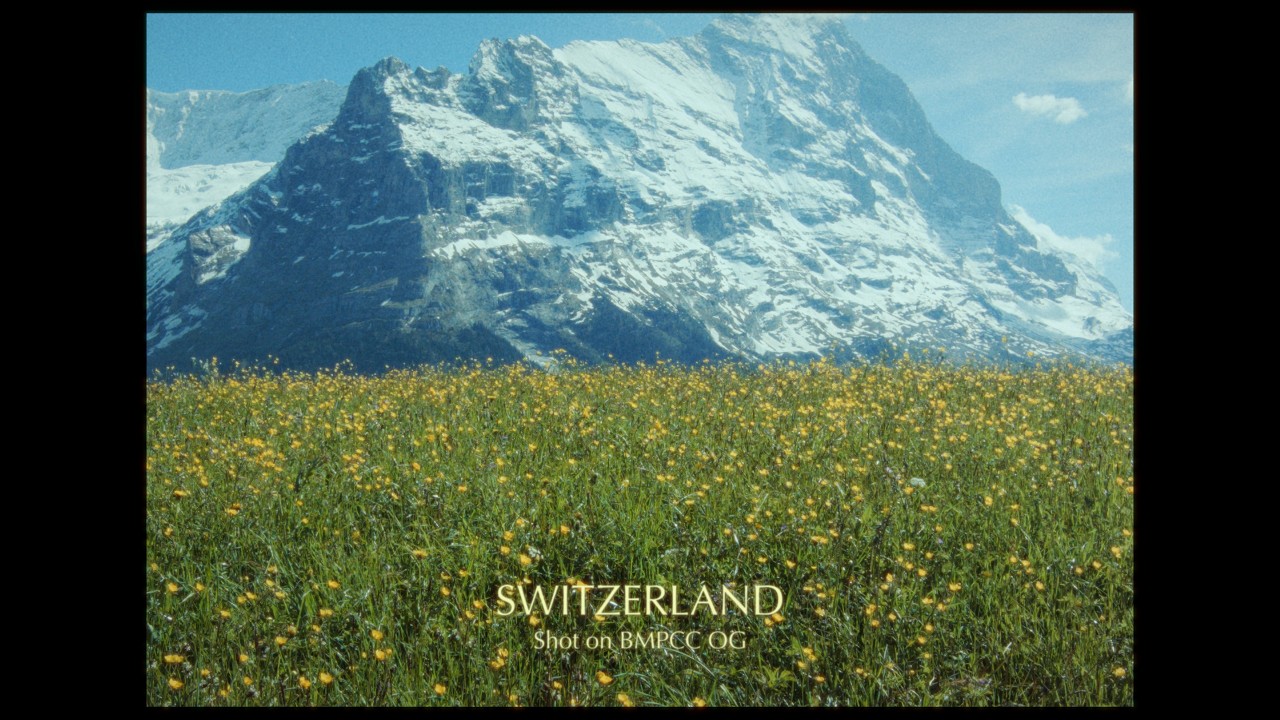 BMPCC OG Film - Switzerland 2026 / Oliginal Colorgrade