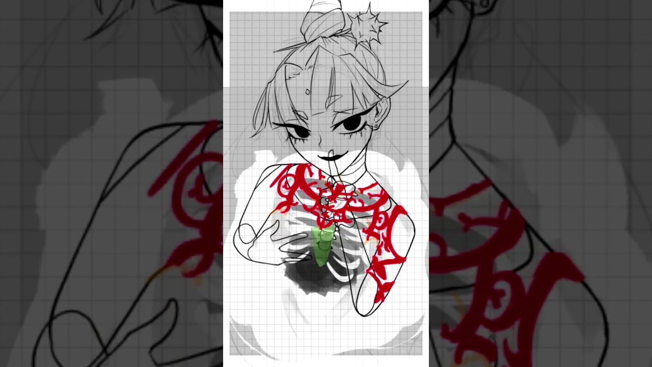fanart_【Vtuber描いてみた】白蓮様【イラストメイキング】