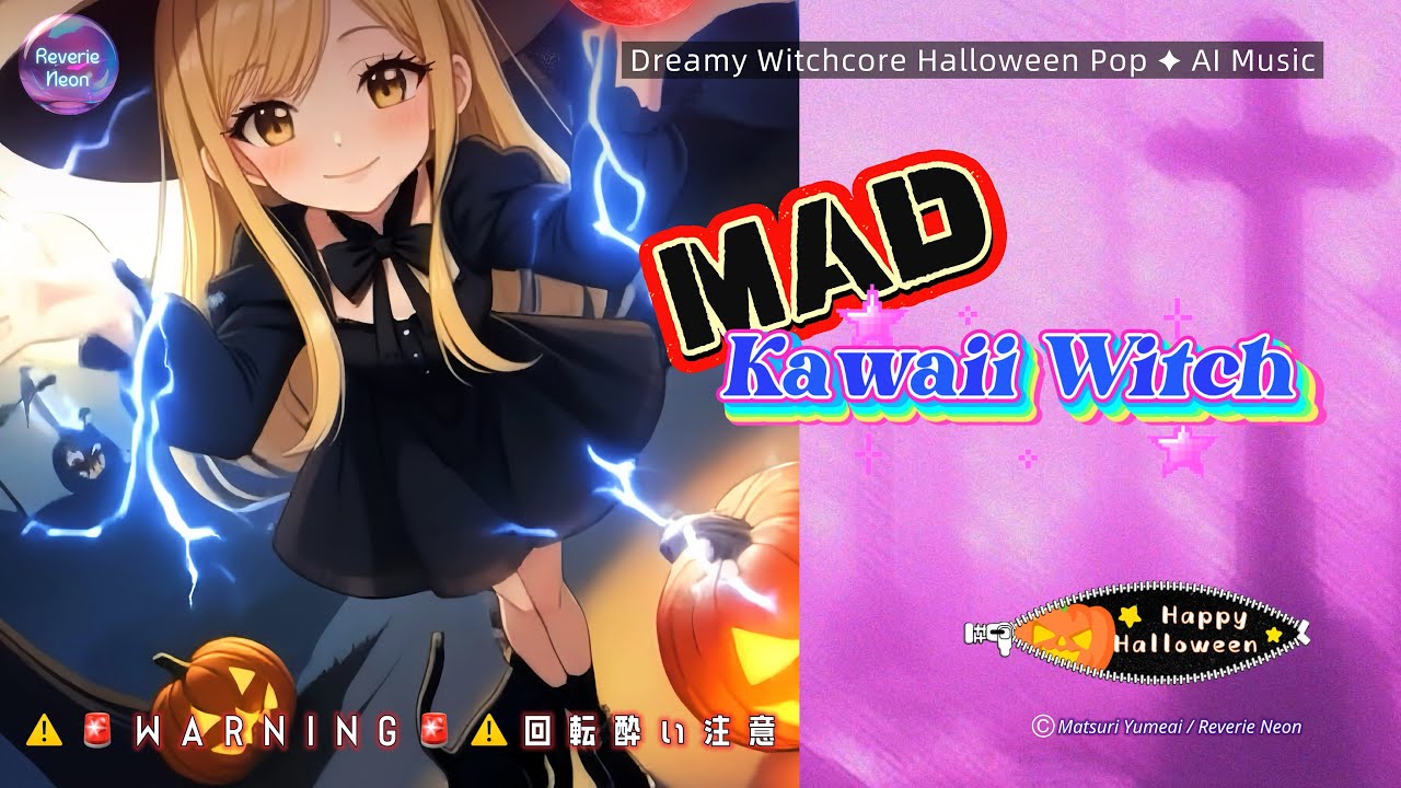 MAD Kawaii Witch (Full Ver.) Dreamy Witchcore Halloween Pop ✦ AI Music
