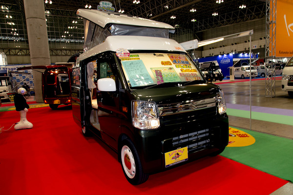 人気軽キャンパー「給電くん」に新オプション…ジャパンキャンピングカーショー2022 | レスポンス（Response.jp）