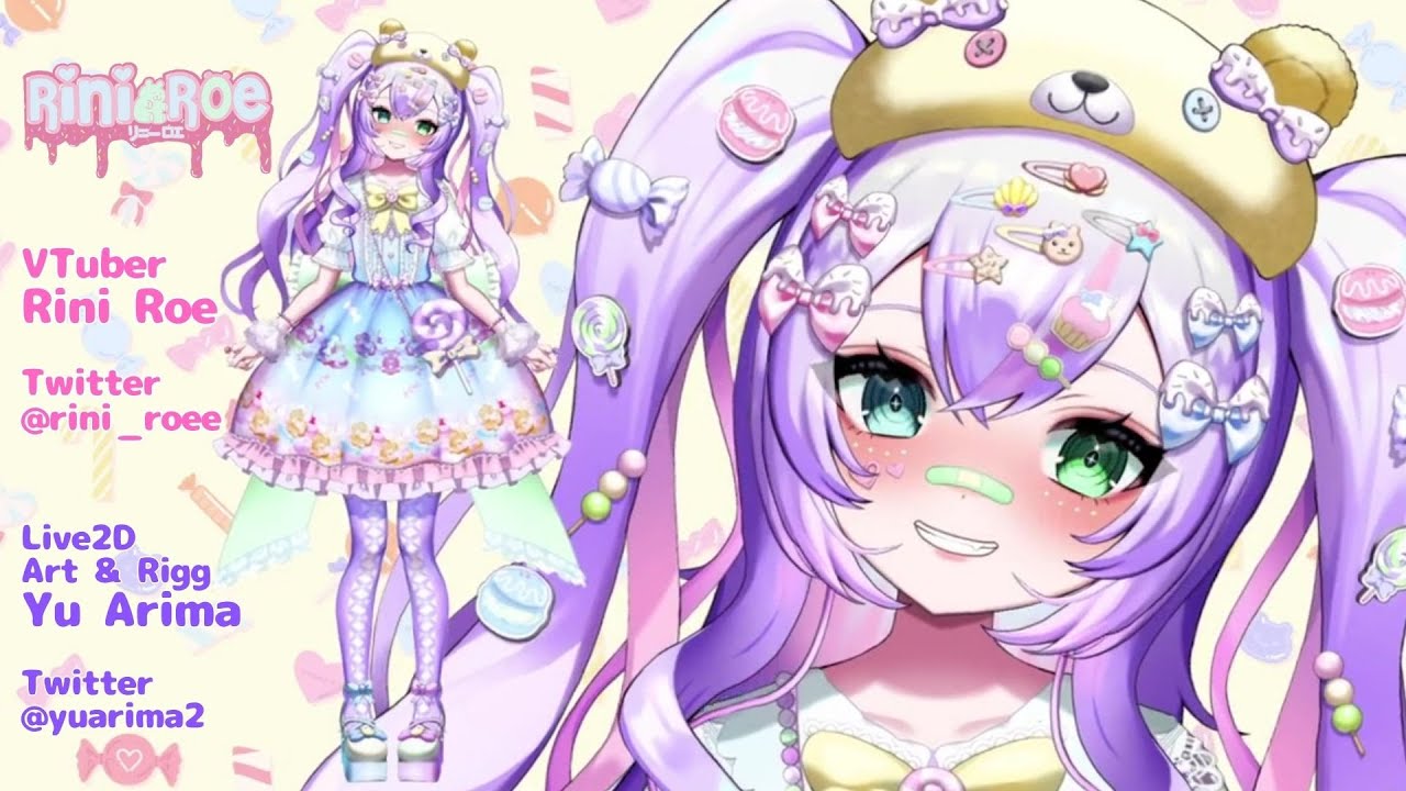 【VTuber】Rini Roe｜Lolita fashion girl【ENVtuber / Live2D】