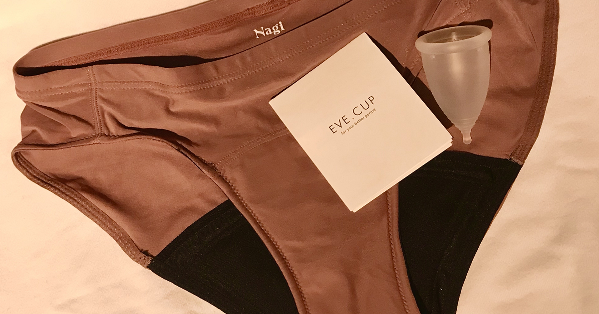 月経カップと吸水ショーツだけで生理5日間を乗り切ってみた  |  ランドリーボックス