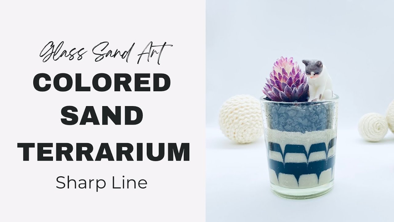 【How to Make  Flat Line Layers】 Colored Sand  / Terrarium / Handmade Decor