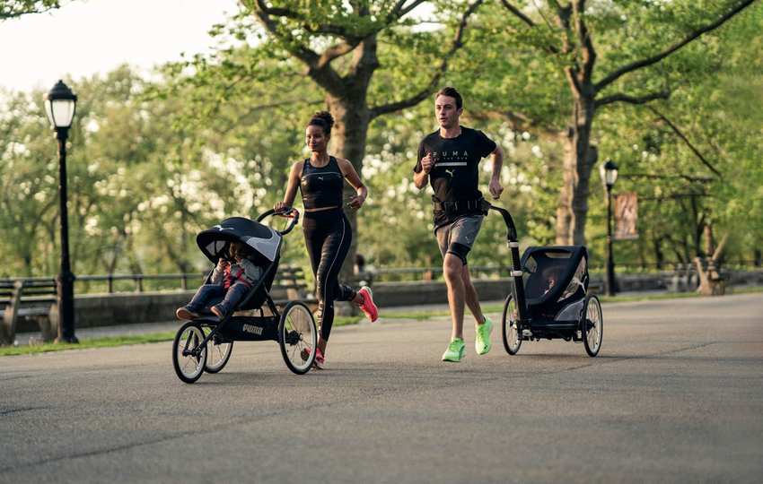 ベビーカーでランニングに出かけよう！PUMA初のベビーカー登場