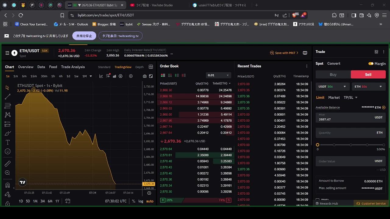 #virtualcurrency  #ETH  #Ethereum #Chatroom #trade #2025 #11/21 7:56～