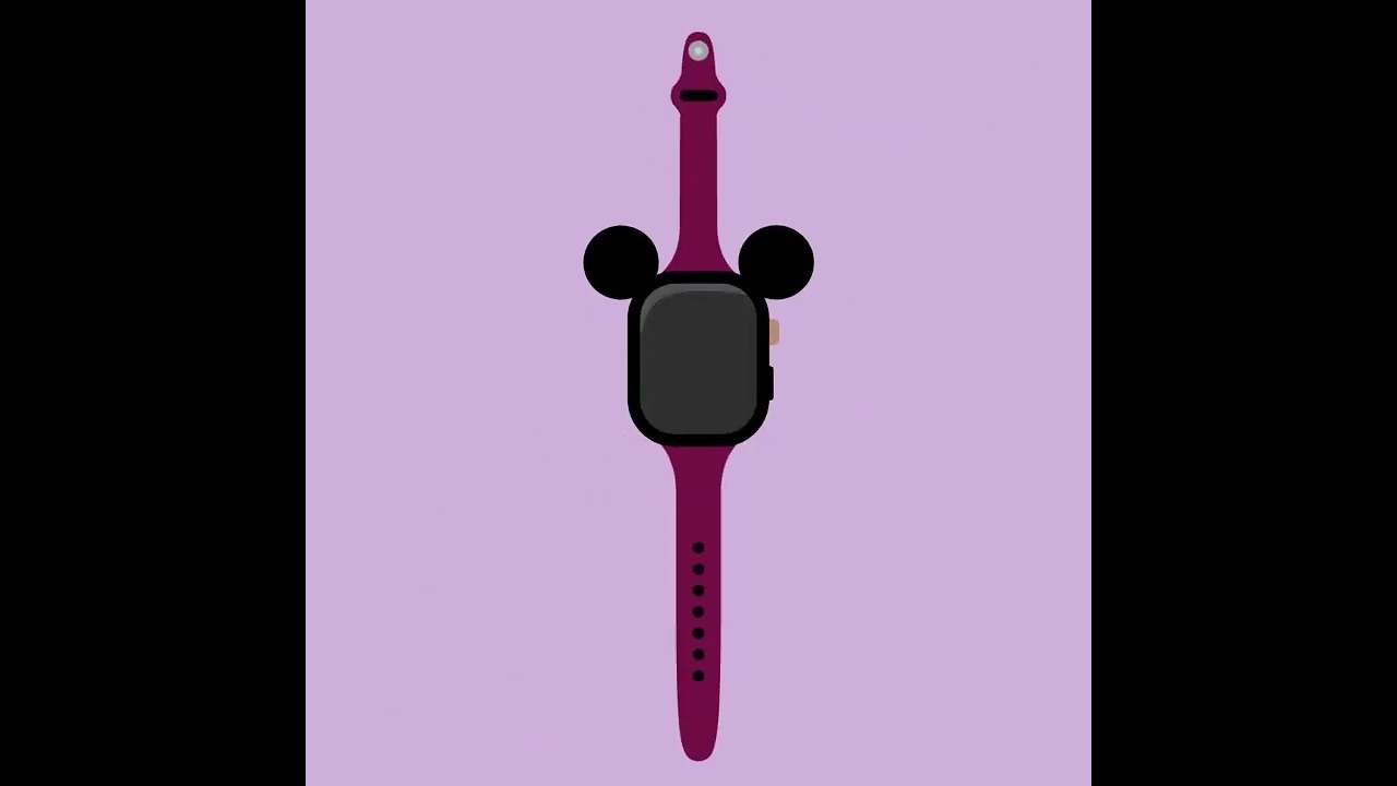 【アニメーション】 Mickey Apple Watch