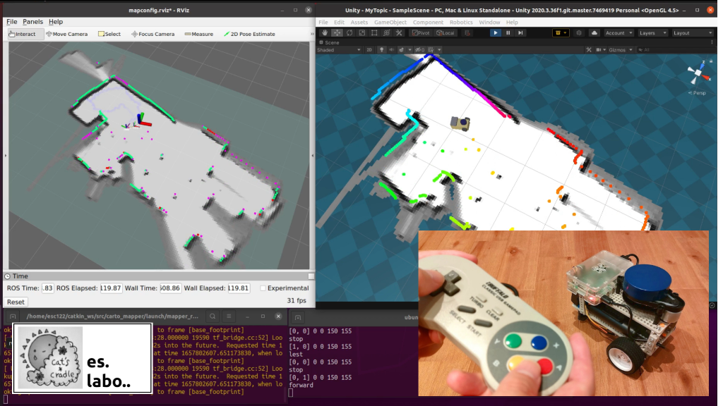 Raspberry Piロボットカー作成（遠隔操作・自動走行・SLAM・Unity同期） | ProtoPedia