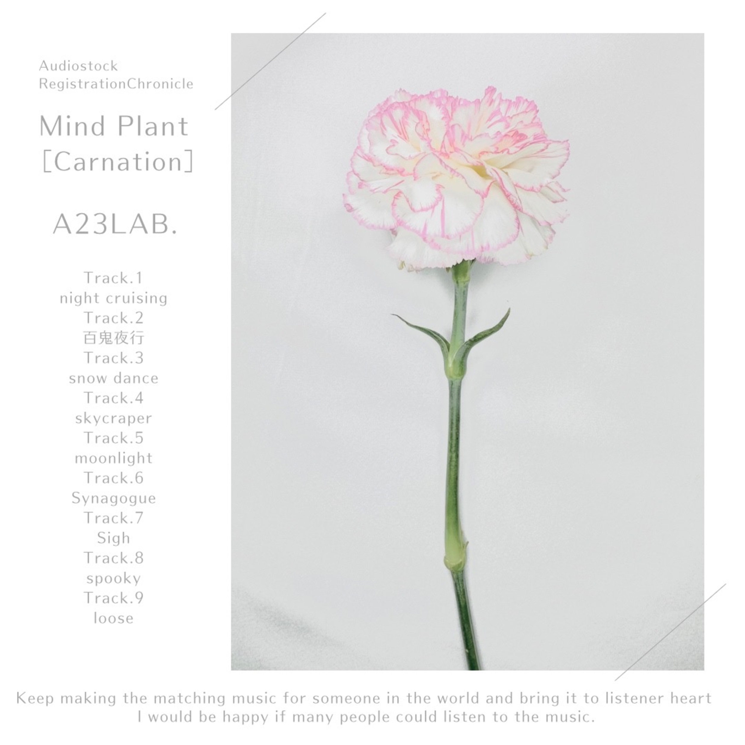 Mind Plant［Carnation］ by A23LAB. | Audiostock(オーディオストック)